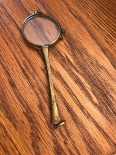 Antique Folding Magnifying Opera Glasses Lorgenette Vintage