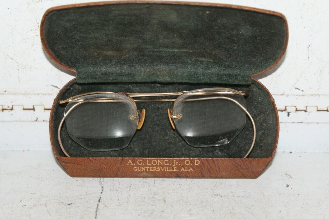 Vintage Eye Glasses C42S 1/10 12K Gold Filled Numont Ful-Vue Guntersville Ala AL