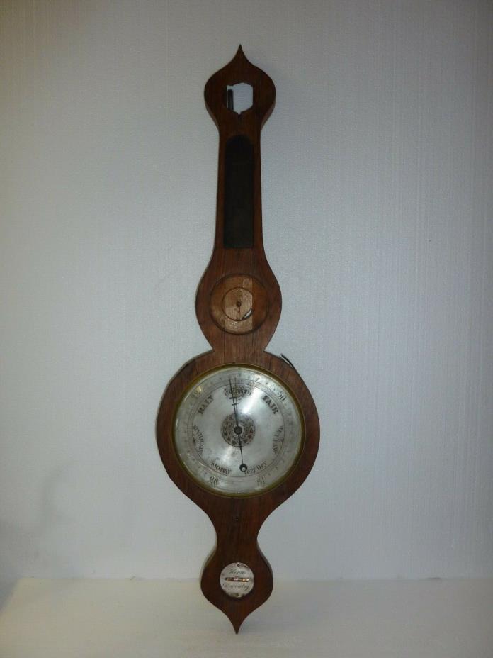 Antique Large Wall Barometer for Parts