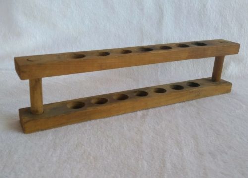 Test Tube Stand Rack Wooden 7 Hole Lab Equipment Burette Stand