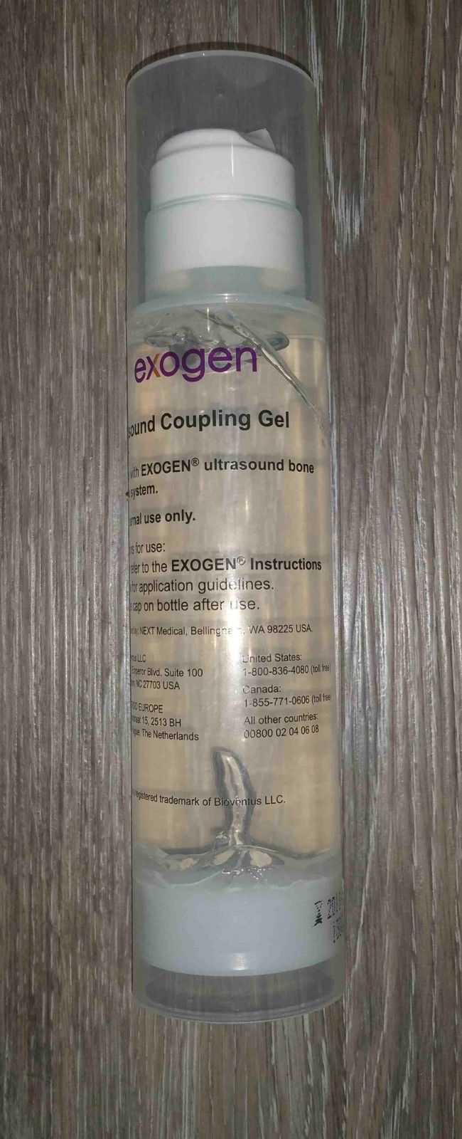 Exogen Ultrasound Bone Healing System Coupling Gel - 200 ml bottle