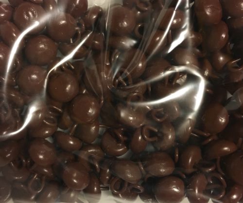 Antique Brown Shoe Buttons~HAMMETTS~28~Last Lot~