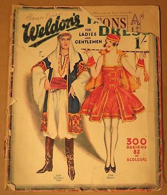 1920s Weldon's Fancy Dress Catalogue