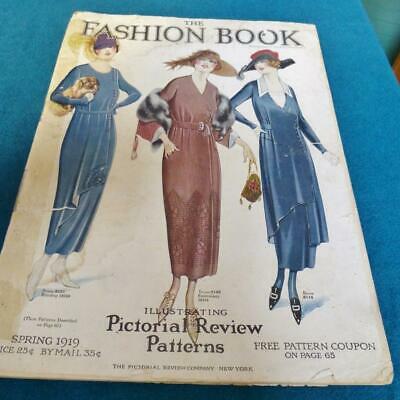 1919 Spring Fashion Book Pictorial Review Sewing Patterns Catalog