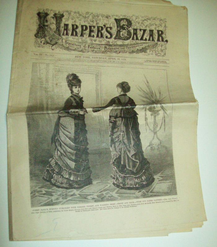 HARPER'S BAZAR APRIL 29, 1876