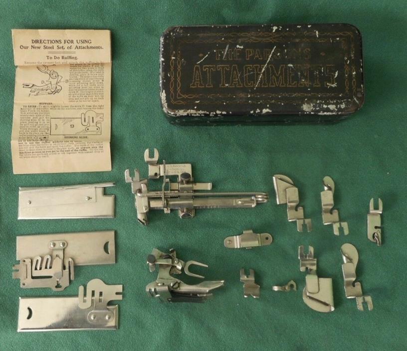 Vintage Sewing Machine Attachments Parsons Machine
