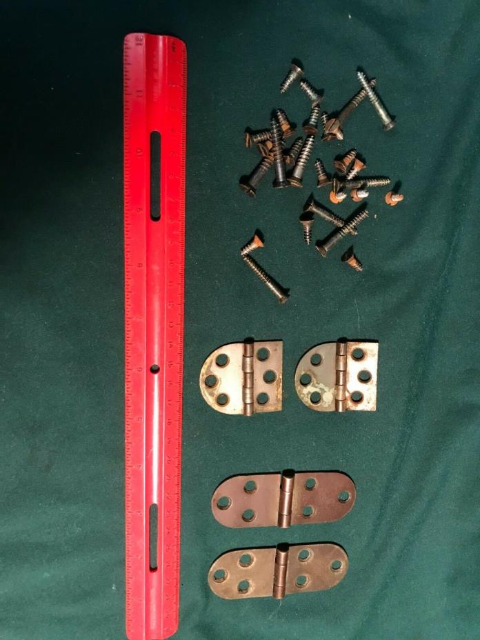 Early 1900's Singer Sewing Machine Hinges and Screws