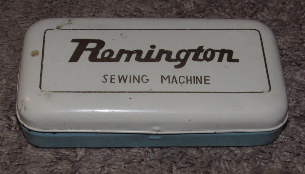 Vintage Remington Sewing Machine Parts Tin Box