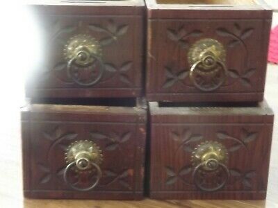 Antique Singer Sewing Machine Drawers and Original Hardware