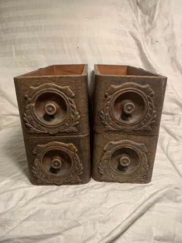 Antique Singer Sewing Machine Oak Drawers 4 (four)