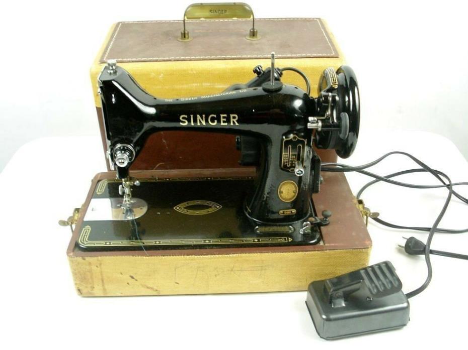 Vintage 50s Singer 99K Sewing Machine Made in UK
