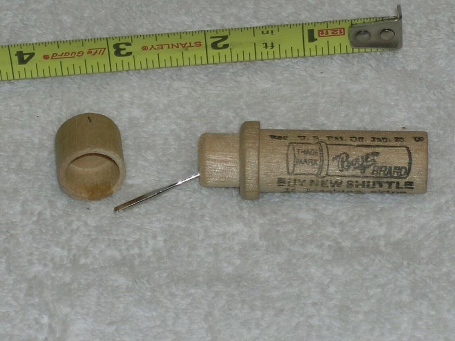 Boye's Assorted Machine Needle in Wooden Case w/ Lid