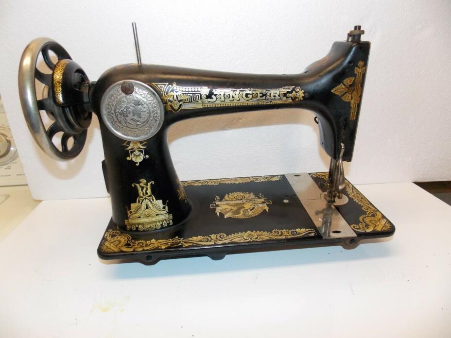 Antique Singer Treadle Sewing Machine Sphinx,