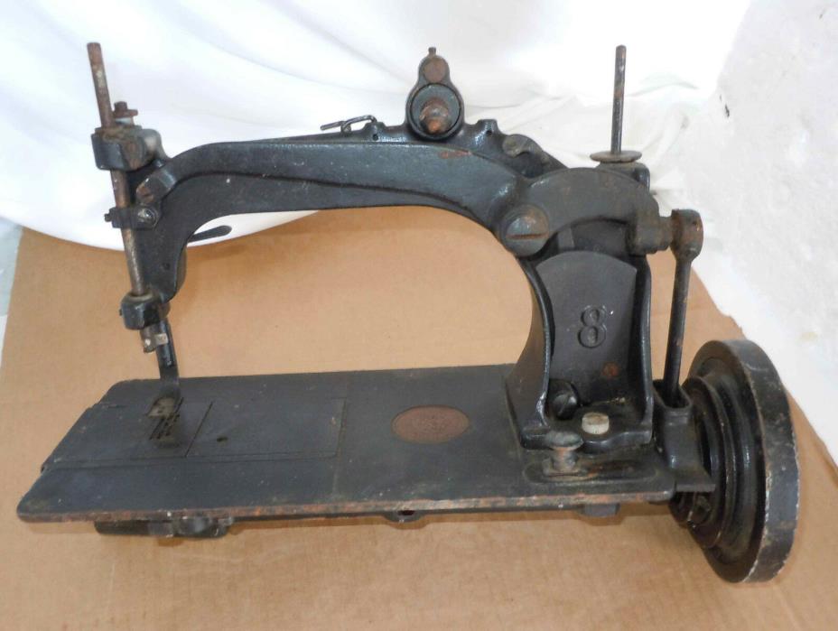 Early Wheeler & Wilson Sewing Machine No. 8 Turns Freely