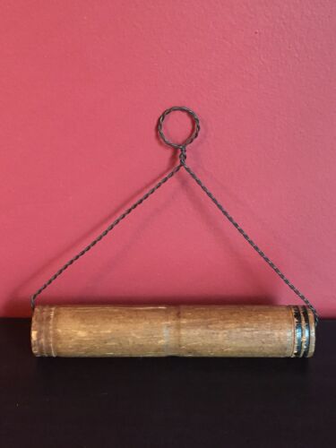 Primitive Fabric Spool Towel Holder