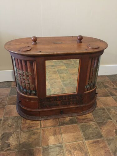 MERRICK'S DOUBLE SIX CORD SOFT COTTON ROTATING OAK SPOOL CABINET