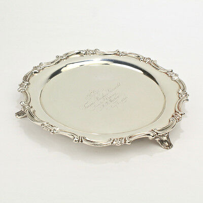 Ball Tompkins & Black NY Coin Silver Salver Dated 1860 - Marquand & Co SL