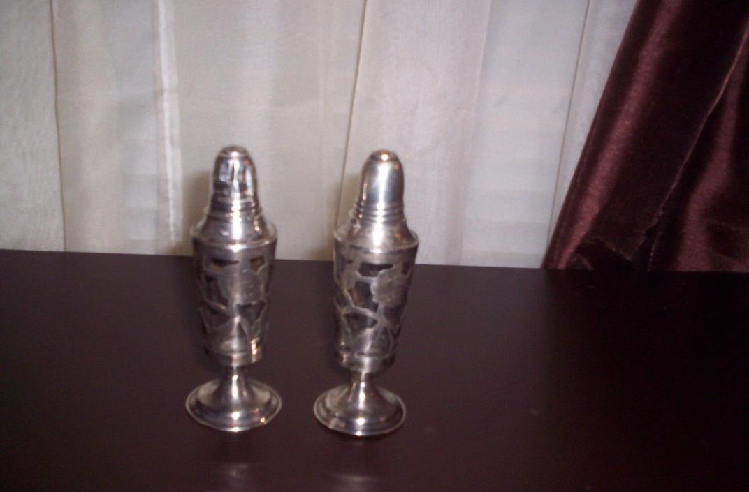 Mexican Sterling Silver Salt and Pepper Shakers