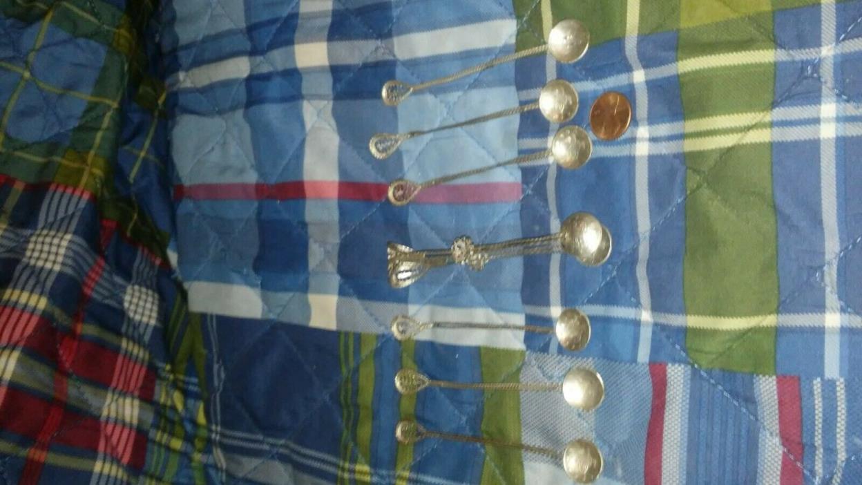 1900s Coin Silver Ottoman Empire Demitasse Spoons