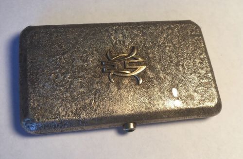 Imperial Russian Samorodok .875  Silver Cigarette Case Faberge