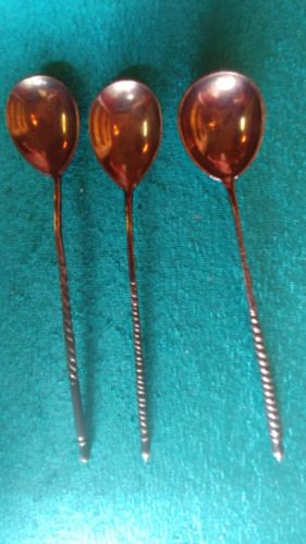 3 Russian Antique Sterling Stirring - Sugar Spoons - auctions @ $15,000.00