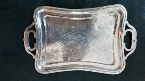 Antique 1873 Russian  Silver Tray  4.78oz.