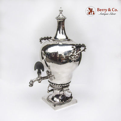 Elizabeth Godfrey Rococo Tea Urn 1761 London Sterling Silver