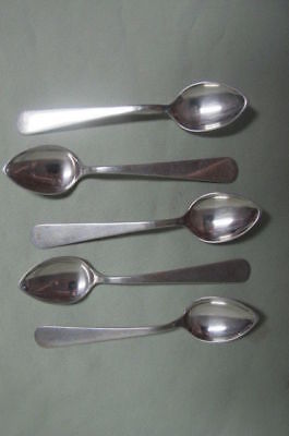 Lot of 5 .800 Silver Demi tasse Spoon Odd Mark