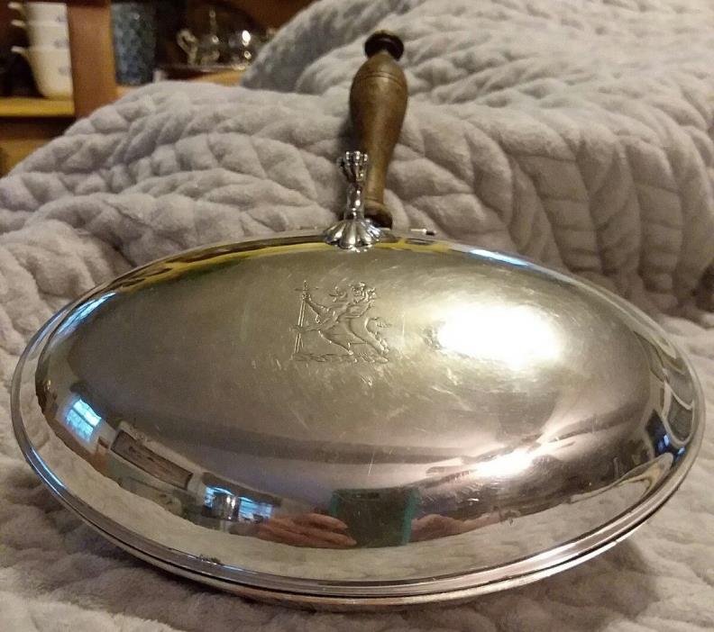 Crescent Silverware mfg.  Vintage Silver Butler's Ashtray, Crumb Catcher, Nice