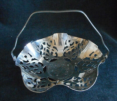 vintage Leonard Silverplate Hong Kong basket