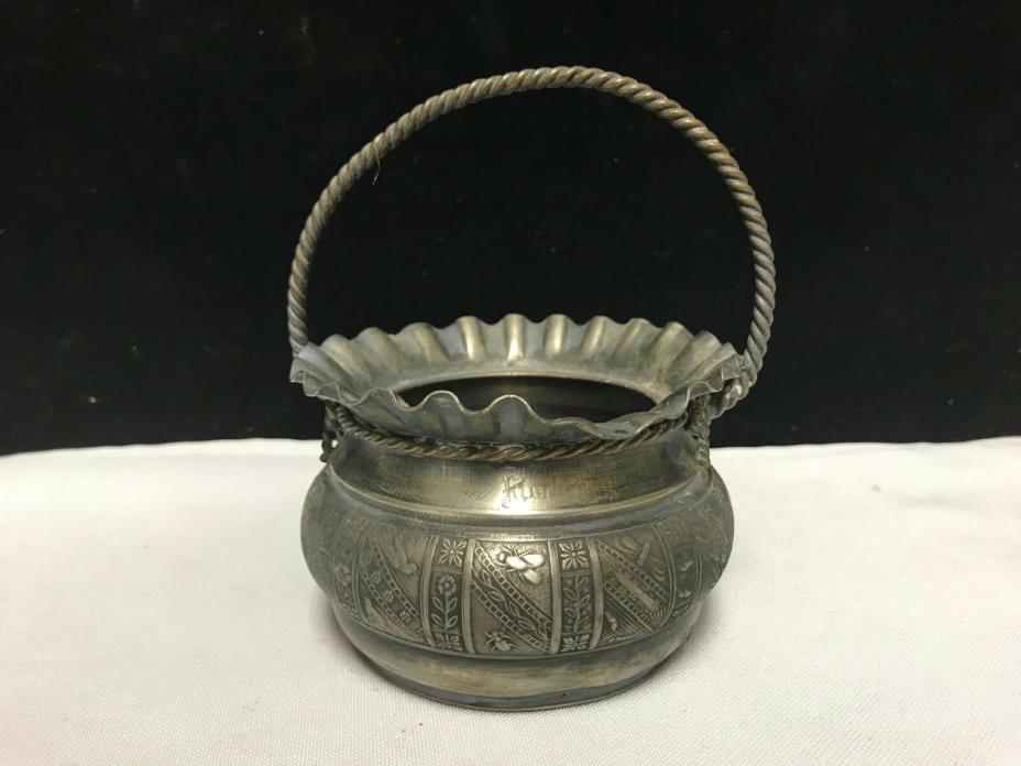 Vintage Aurora SP MFG Co Basket Quadruple Plate #267
