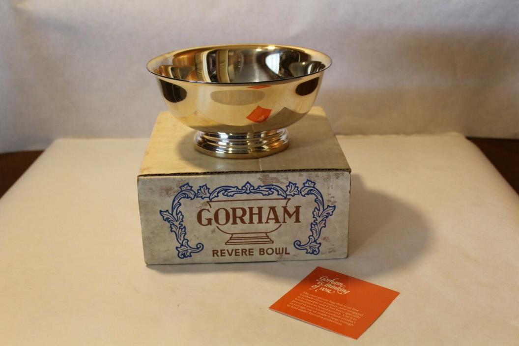 Vintage Gorham Silverplate  Paul Revere 6.5