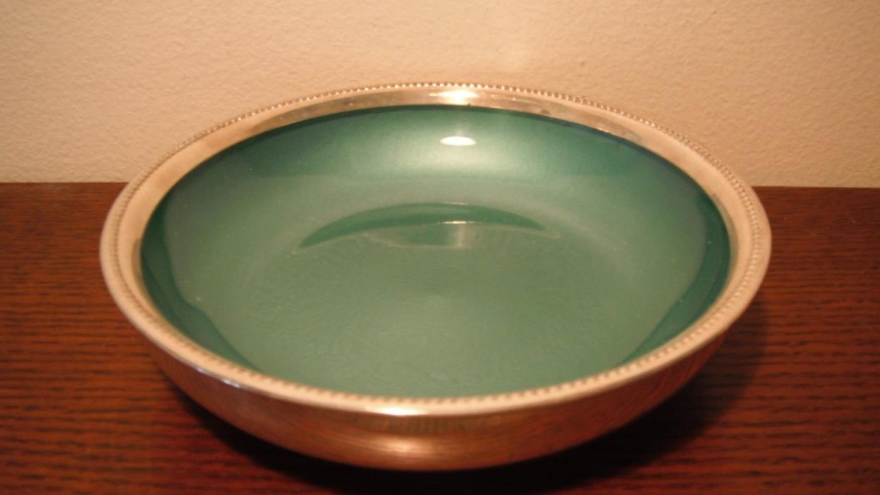 Vintage Silver plated Teal Bowl