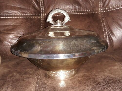Denmark Silver 327 Serving Bowl With Lid