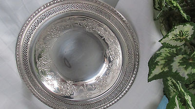 OLD INTERNATIONAL SILVER # 4265, SILVERPLATE BON BON BOWL