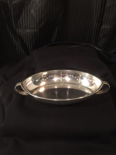 RARE Holmes And Edwards Bowl Silver Plated Handled Bowl