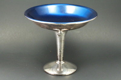 Vintage Wallace Color Clad Silver Plate Stem Dish