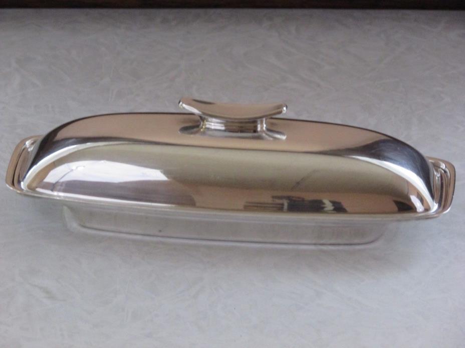 Vintage Gorham Silver Plate Butter Dish Tray