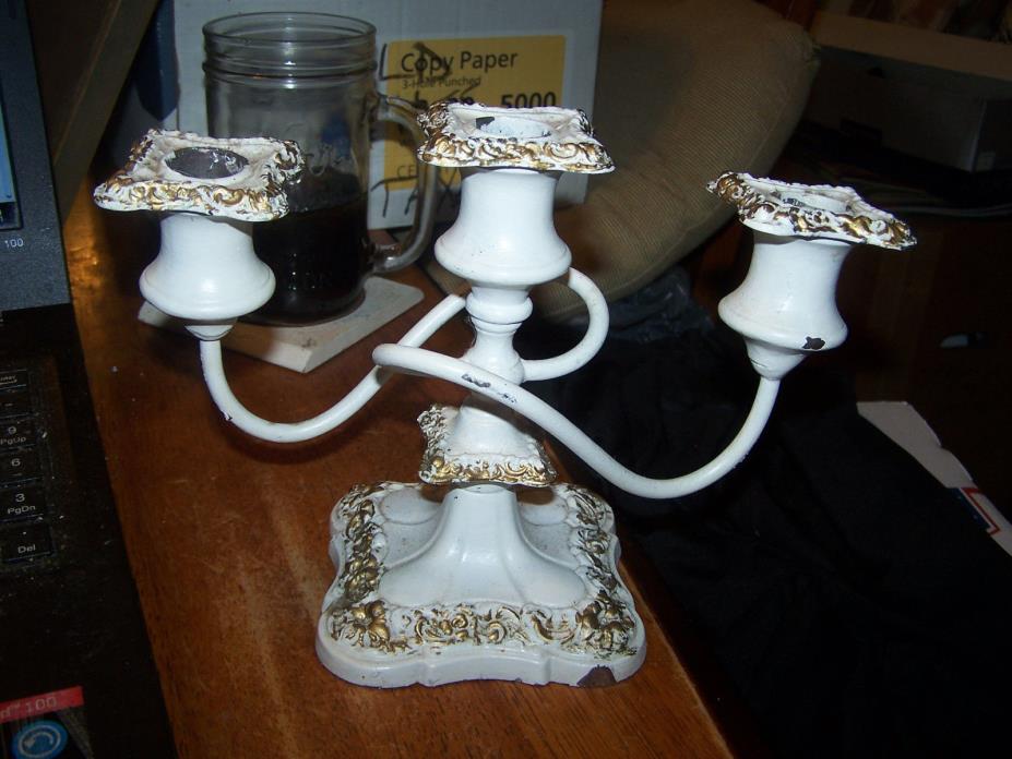 Antique Benedict Proctor BP Candelabra-Victorian Candle Holder W/Twist LOOK!
