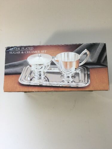 WM Rogers Paul Revere Collection reproduction cream and sugar bowl NIB Style 558
