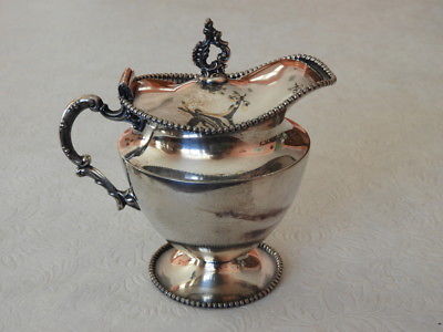 Van Bergh Vanbergh Silverplate Co Quadruple Covered Creamer 3904 AM