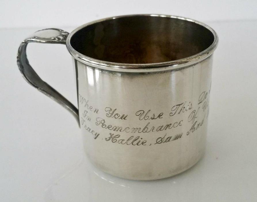 Vintage Community Silver Plate Baby Cup