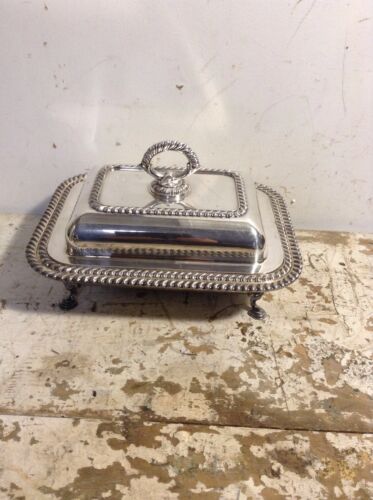 Friedman Silver Company 3 Piece Footed Cavered Dish RARE HARD To FIND