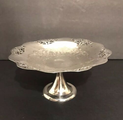 Wm. Rogers Lovelace Silverplated Candy Nut Dish