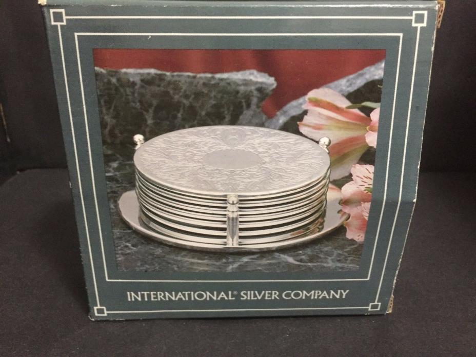Vintage 7 Piece International Silver Company Coasters #99110310