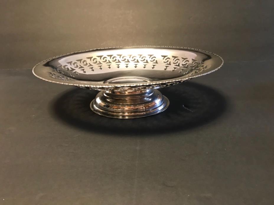 Silver Plated Footed Fruit / Bread Dish