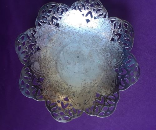 WMA ROGERS silver antique plate Presentation Dish