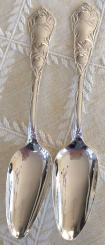 Set of 2 Sunkist Fruit/Orange Spoons Wm Rogers&Son 1910 AA International Silver