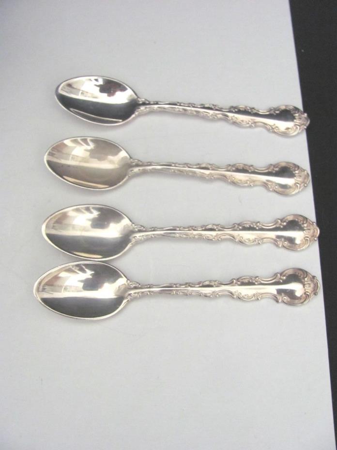 Lot of 4 Birks Silver plate Louis De France Regency Plate 8
