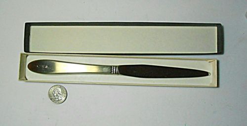 Wedding Knife Letter 'g' Collectible Nickel Silver Plate w/ Box Anniversary